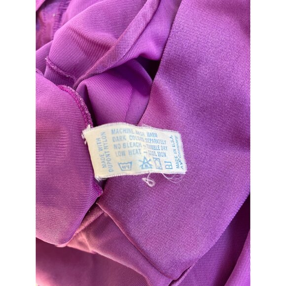 Vintage Vanity Fair Purple Sleeveless Nightgown V Neck Size XLarge - Picture 8 of 9